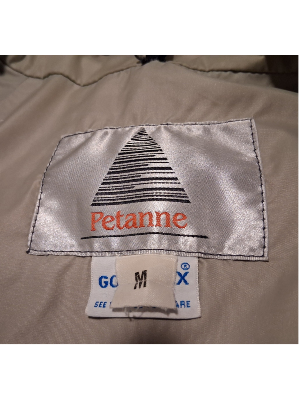 Vintage 80s 90s Petanne GORE-TEX Mens Medium Rain Jacket Hooded Coat Blue Canada - Picture 6 of 10